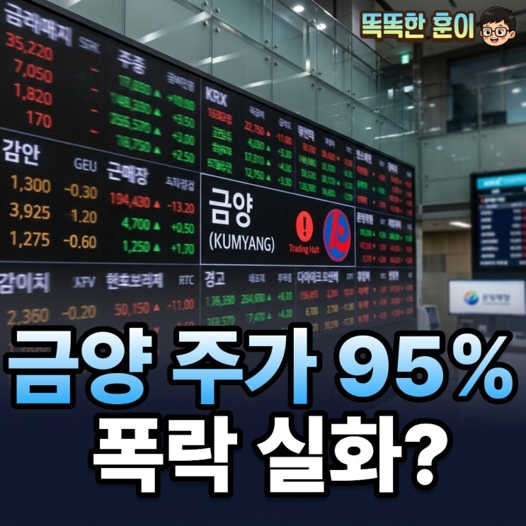 금양 주가 전망 5월 상폐 결정 전 9가지 체크리스트