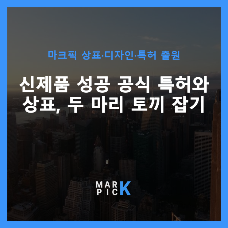  신제품 성공 공식: 특허와 상표, 두 마리 토끼 잡기