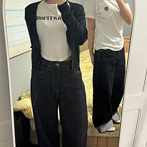 생지 데님 코디 바지 하나로 코디 끝! 봄이 되면 생각나는 필수 아이템