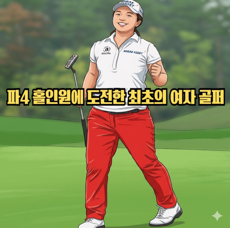 파4 홀인원에 도전했던 최초의 여자 골프선수 김세영 프로
