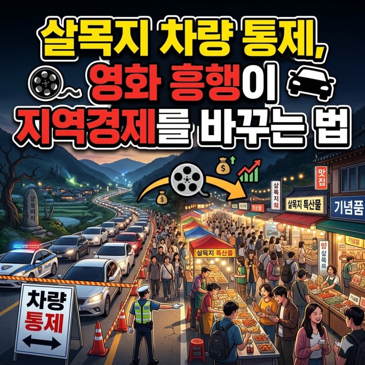  살목지 차량 통제 및 야간 출입 통제, 영화 흥행이 지역경제를 바꾸는 법