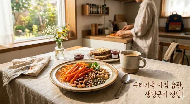 생당근 효능, 공복에 먹으면 더 좋은 이유와 아빠의 꿀팁 4가지