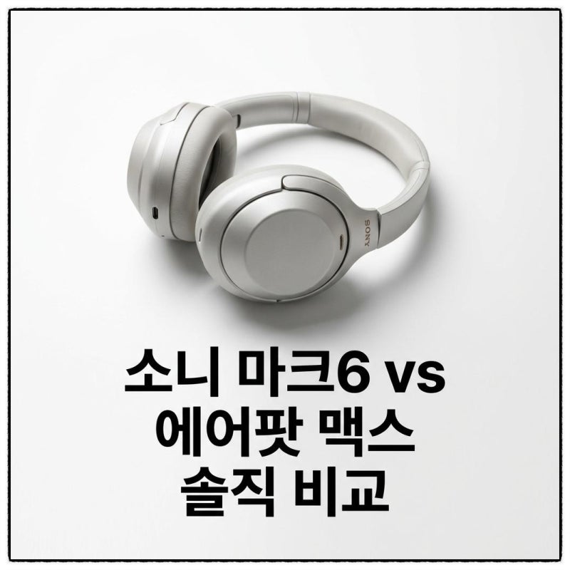에어팟 맥스병 완치? 소니 마크6 (WH-1000XM6) 3개월 찐사용기