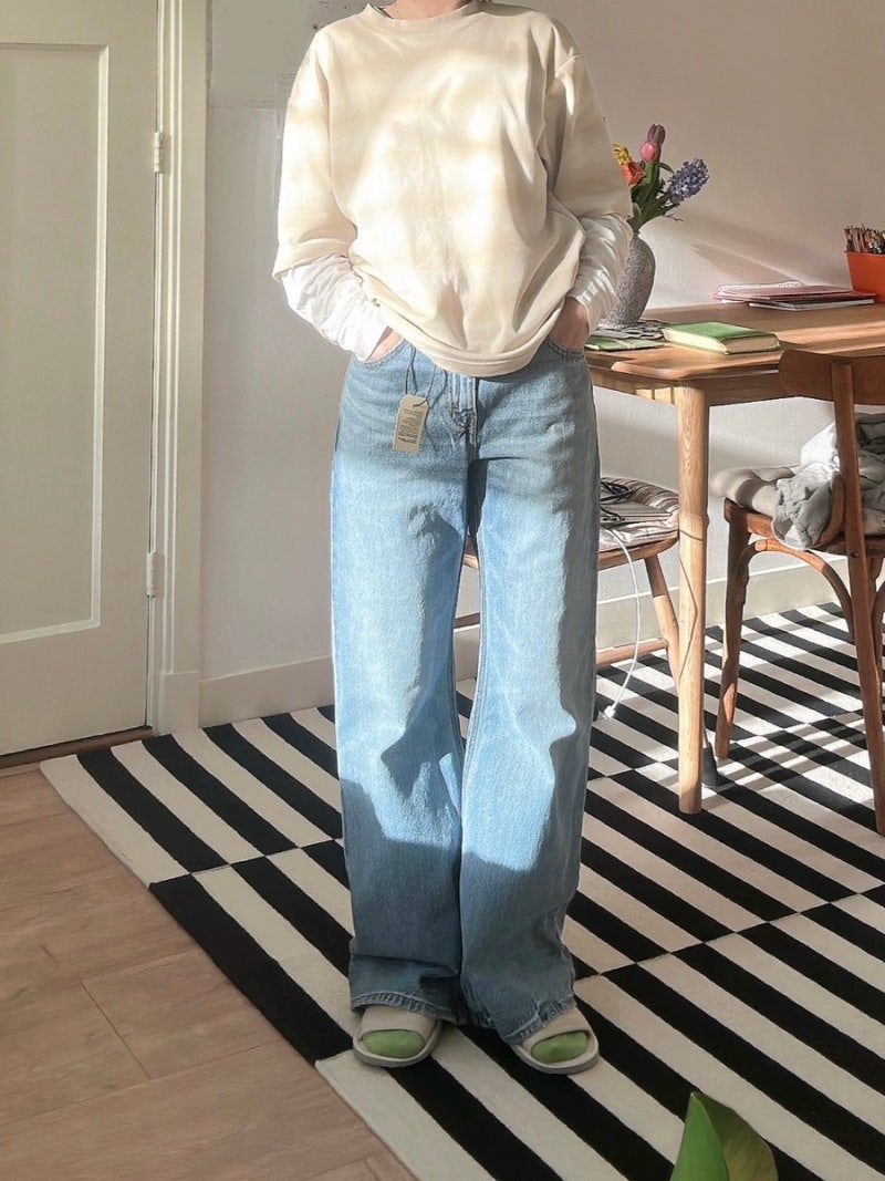 [리바이스] 로제 청바지, 루즈 부츠진 Loose Boot Jeans (25x31, 26x31) 후기