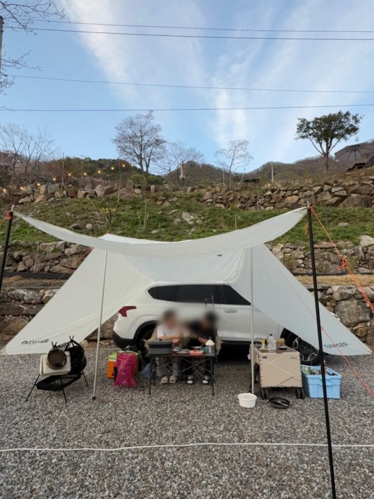  가평오토캠핑장 가평랜드 캠핑 앤 카라반 : 시설 끝판왕 서울근교차박 경기도가평차박 후기