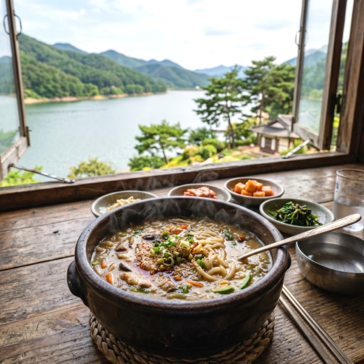  서산 겹벚꽃 나들이 후 '현지인 어죽 맛집' BEST 3