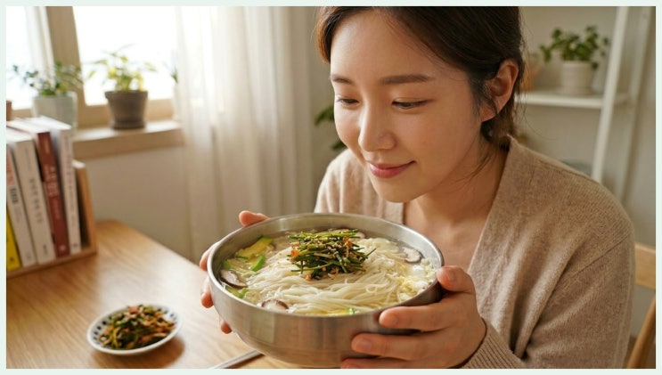  한 입 먹자마자 "와!" 소리 나는 인생 잔치국수 레시피 (feat. 달래간장)