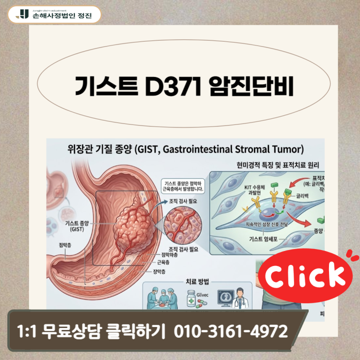  기스트 암진단비, 20%만 받고끝내면 손해입니다 (전액 받는 결정적 기준)
