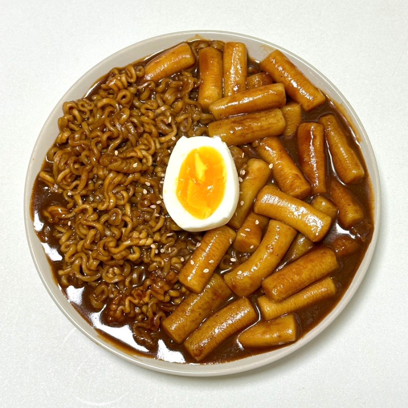 짜장라볶이 레시피 짜장 떡볶이 만드는법 양념 소스 짜장가루 잇템 떡볶이분말