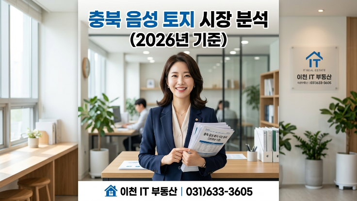  [2026년] 충북 음성 토지시장 분석 | 투자 전략 총정리
