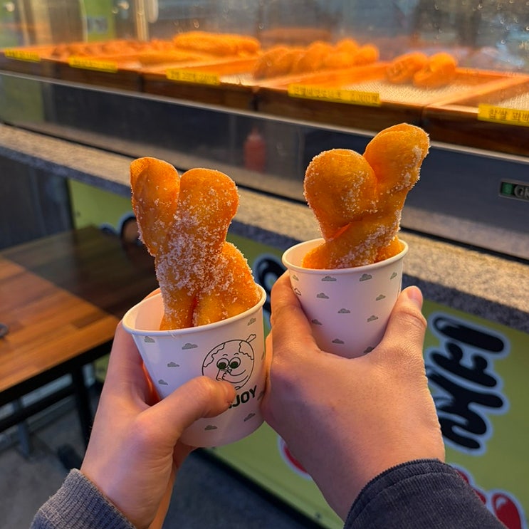  대구 월광수변공원 맛집 수변공원 꽈배기 도원동 꽈배기 맛집: 원더풀꽈배기