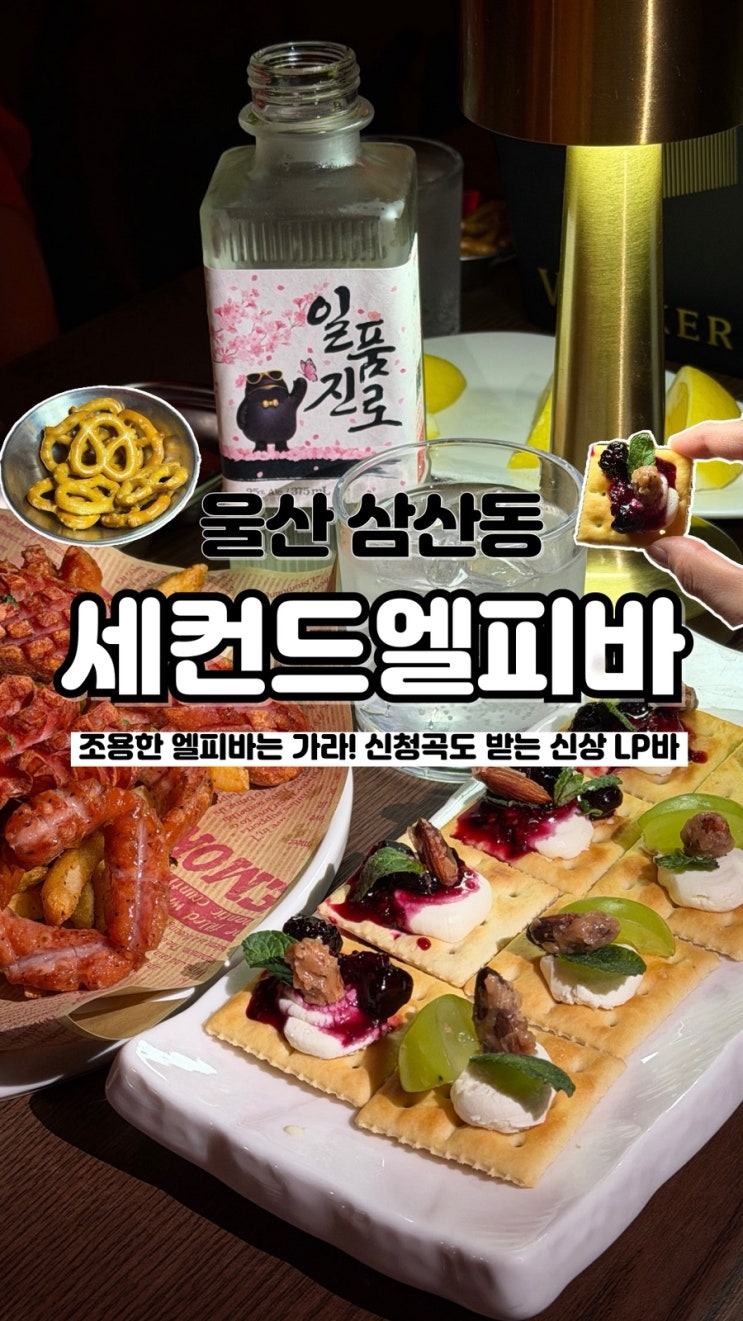  조용한 분위기의 바 보다는 즐겁게 즐기기 좋은 울산삼산술집 세컨드엘피바
