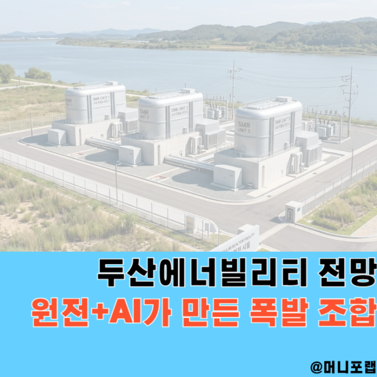  두산에너빌리티 주가 전망, "원전+AI" 관련주라는 폭발 조합