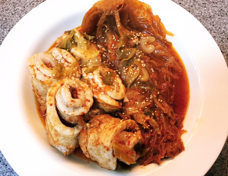 30분 삼겹살 김치찜, 압력솥 김치찜, 묵은지찜