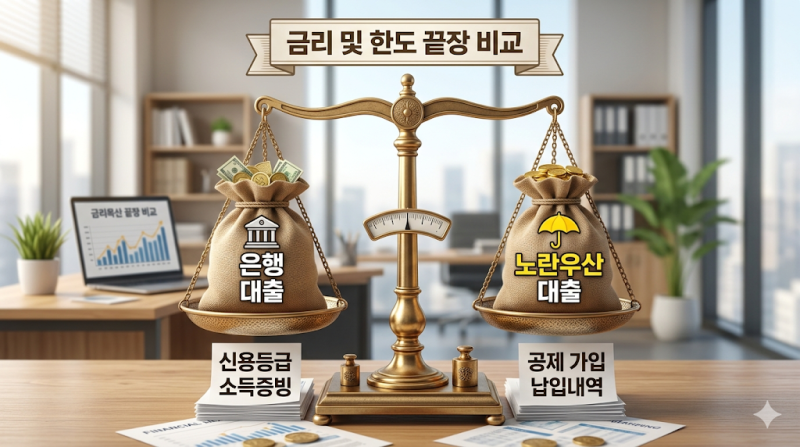 노란우산 담보대출 한도 및 금리 완벽 비교 ｜#09