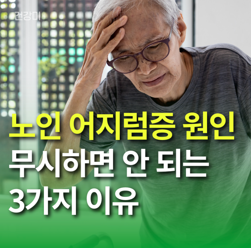 "단순 빈혈이 아니라고?" 노인 어지럼증 원인, 무시하면 안 되는 3가지 이유