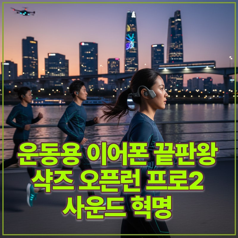 운동용 이어폰의 끝판왕 샥즈 오픈런 프로2 사운드혁명