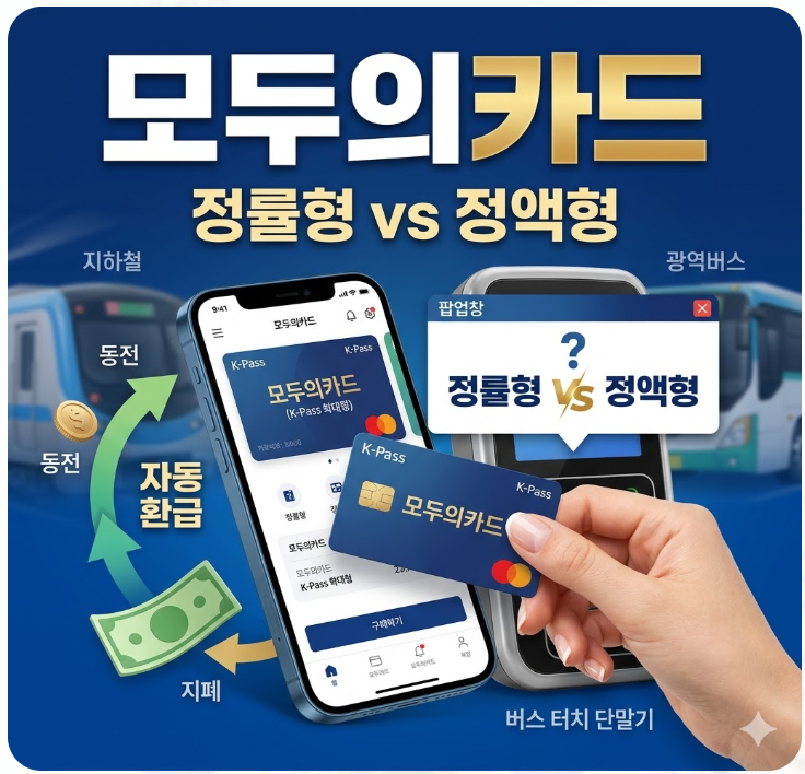  고유가 시대 필수템 모두의카드: 정률형 vs 정액형 자동 환급의 모든 것