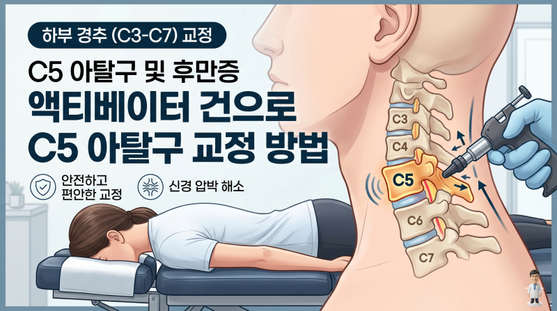 C5 아탈구·경추 후만증, 액티베이터 교정 전에 반드시 알아야 할 것