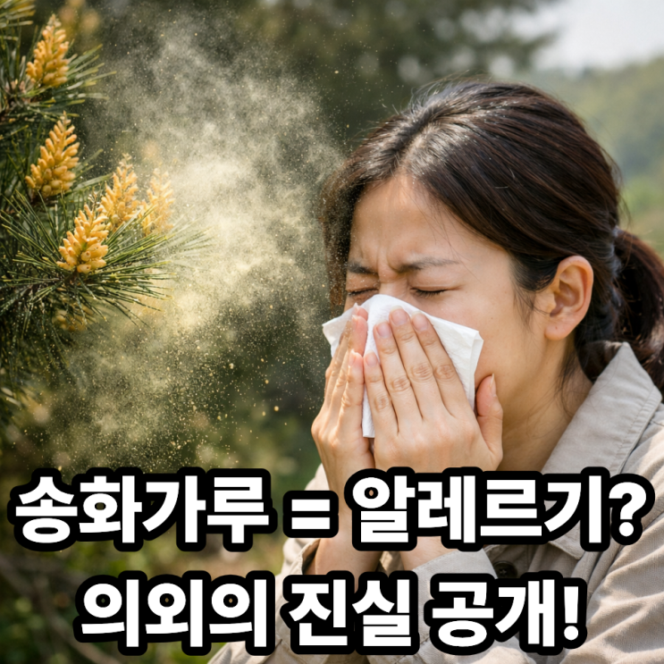  송화가루, 알레르기의 진짜 원인일까?  오해와 진실 제대로 정리