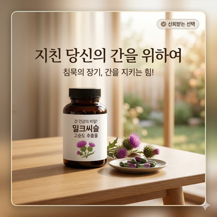  간장약 밀크씨슬, "자도 자도 피곤해" 하시는 분들 필독! 약국 가기 전 꼭 알아야 할 팩트 체크