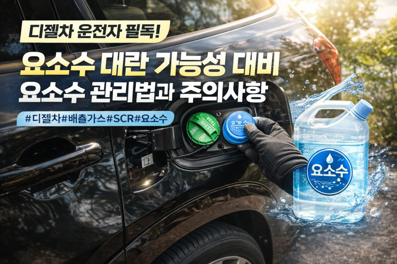자동차 요소수 완전정리, 역할부터 가격 주입주기 중동사태 영향까지