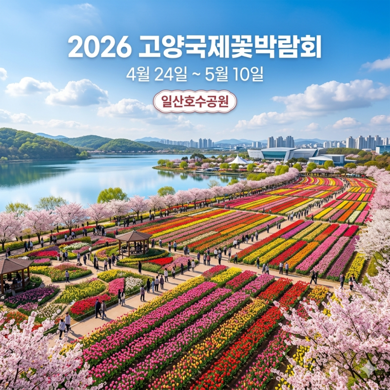 2026 고양국제꽃박람회 일정 및 입장료 완벽 가이드 | 일산호수공원 꽃축제 주요 프로그램