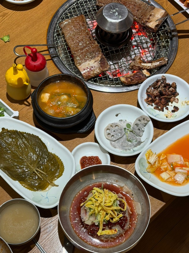 목포 소갈비 맛집 하늘천숯불갈비 아이와 함께 가기 좋은 식당