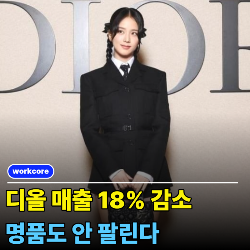 블랙핑크 지수 영향 믿었는데... 디올 매출 2년째 계속 떨어지는 이유