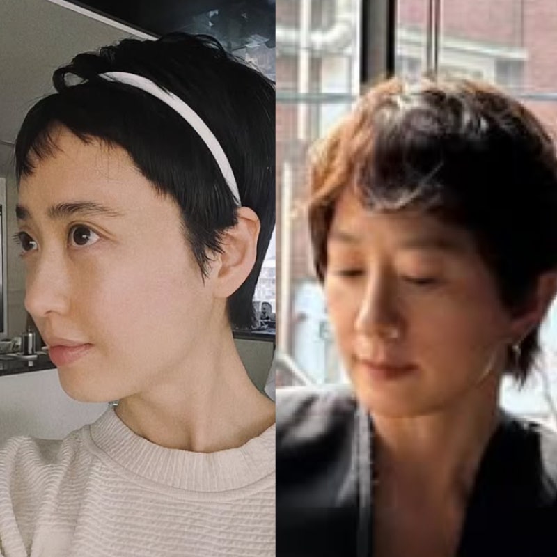 요즘은 숏컷이 대세? 김민정 김희애 숏컷으로 보는 4050 헤어스타일