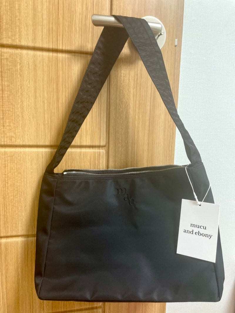 5만원대 휘뚜루마뚜루 데일리 가방 추천! 무쿠앤에보니 컴피백 블랙 mucu and ebony Comfy Bag 내돈....