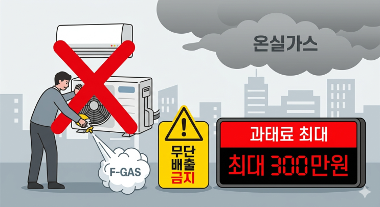  냉매 회수 안 하면 벌금 얼마나 나올까?