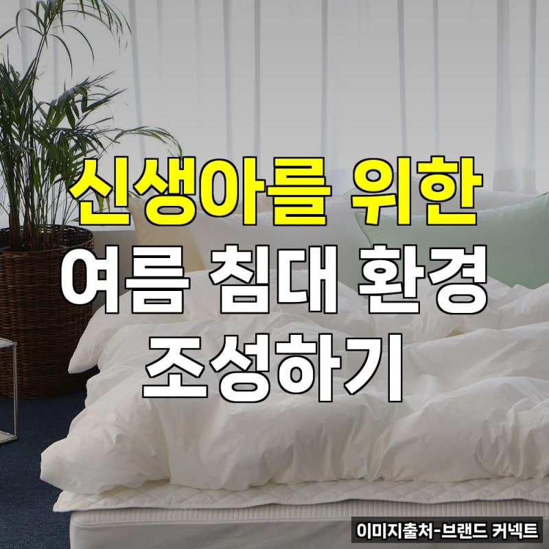 베이직톤 이불패드 버리는법 신생아 침대 여름