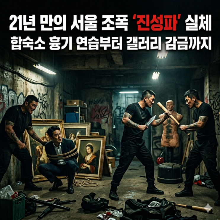  21년 만의 서울 조폭 '진성파' 실체 합숙소 흉기 연습부터 갤러리 감금까지