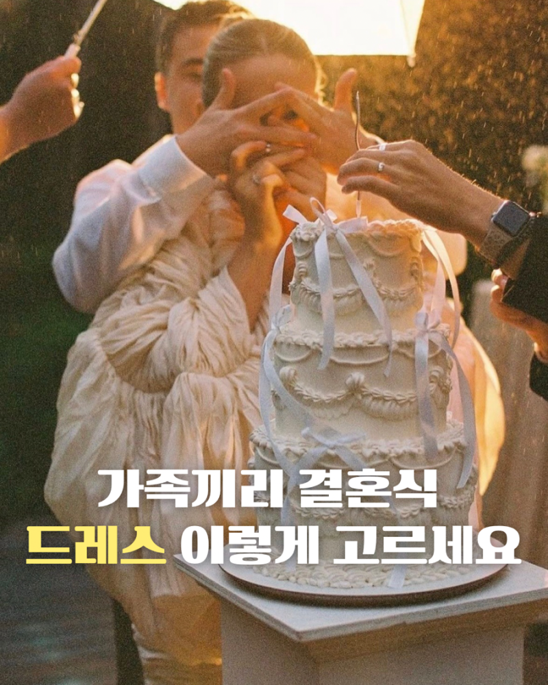 가족끼리 결혼식 웨딩 원피스 추천 브랜드 4곳 | 마이크로웨딩 드레스 고민 끝
