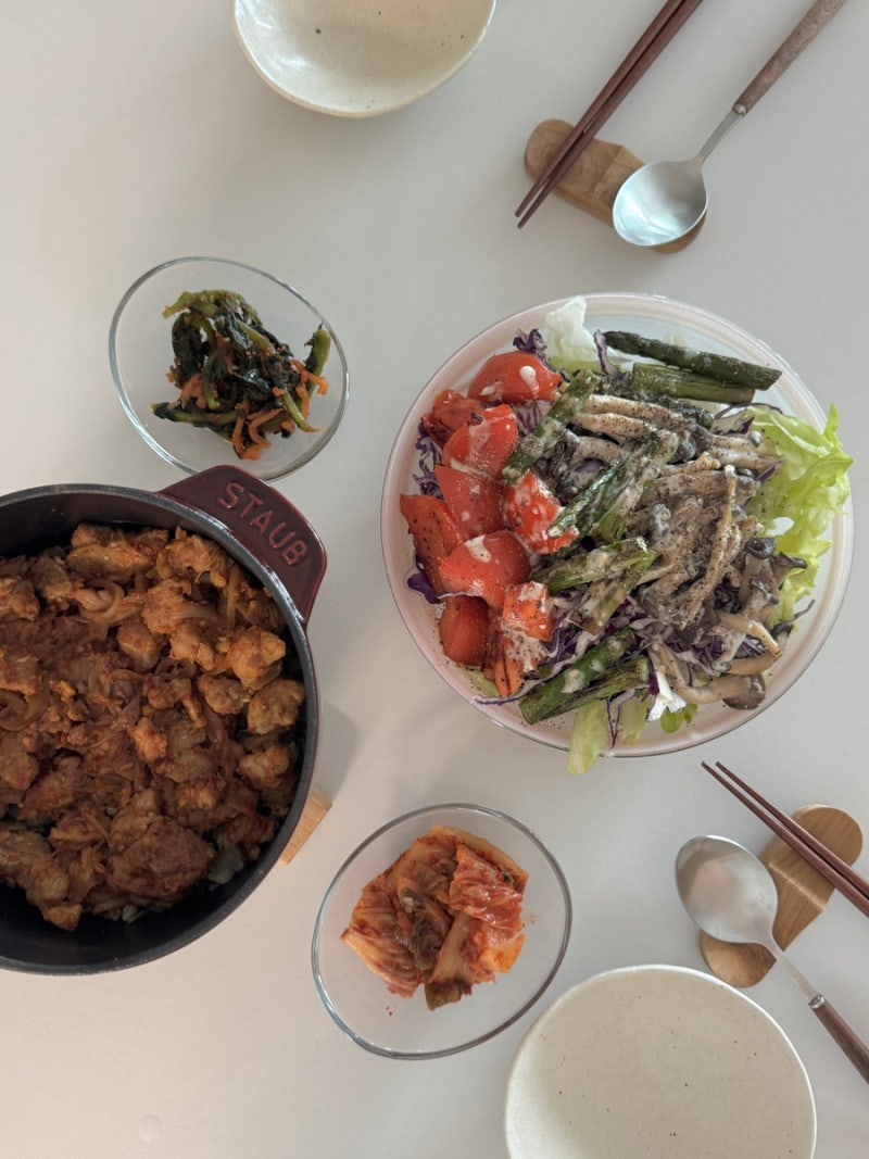 삼겹살 솥밥 황금 비율 레시피& 스타우브 꼬꼬떼 솥밥 모음집