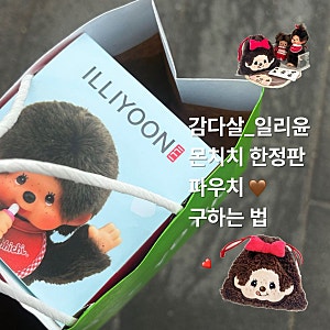 일리윤 몬치치 파우치_몬치치 올리브영 픽업 꿀팁