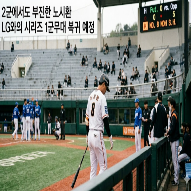 한화 노시환, 2군에서도 부진한 성적속에 김경문 감독은 LG 시리즈에 1군 복귀를 선언했다!! 과연 반등을 할 수 있을까?? 반등해야만 한화도 쭉쭉 올라갈 수 있다!!