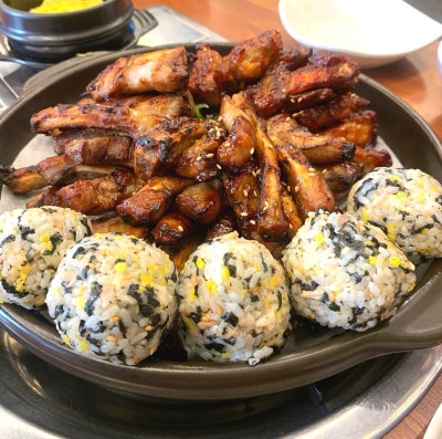 청주 동남지구 고기집 통통쪽갈비 저녁메뉴