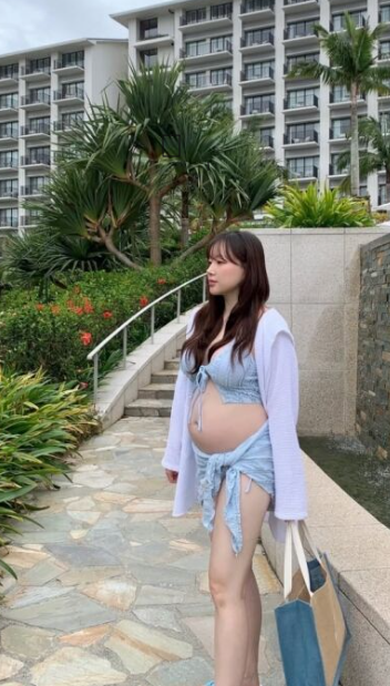 나인뮤지스 금조 임신 비키니 근황 아들 태명 파랑이