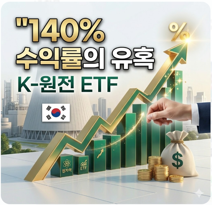  140% 수익률의 유혹... 지금 K-원전 ETF에 올라타면 '상투' 잡는 이유