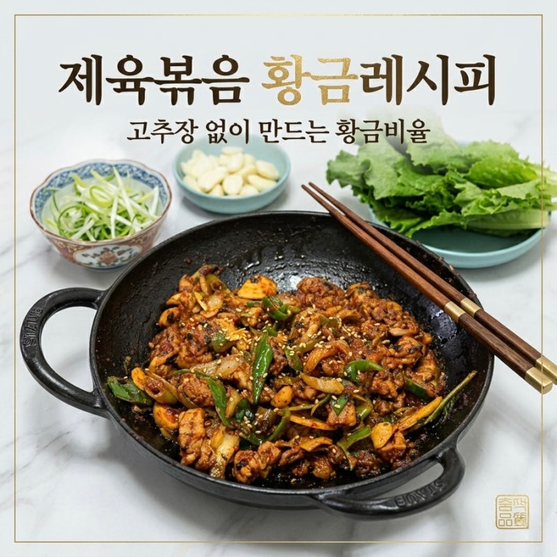 제육볶음 황금레시피 삼겹살제육볶음 (고춧가루로 깊은 맛 내는 법)무조건 성공!!맛있는제육....
