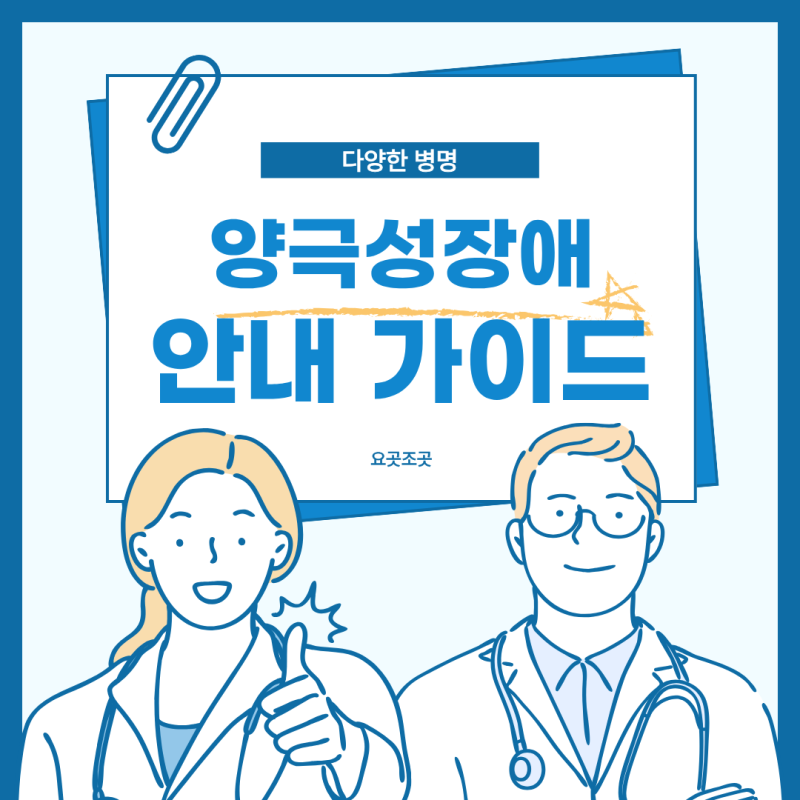 양극성장애란 무엇일까? 1형 2형 차이부터 증상, 치료, 자가진단테스트 정리