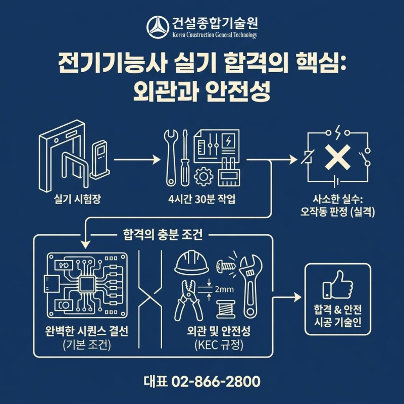 전기 기능사 실기 4시간 30분 단축시키는 방법