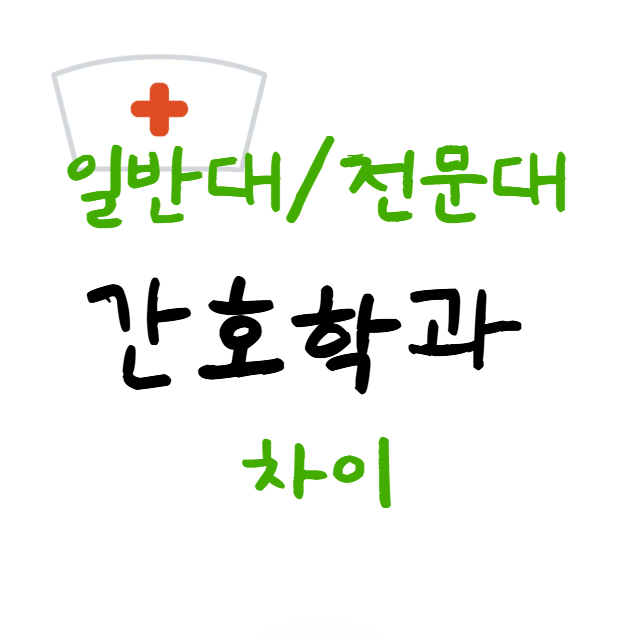  간호학과 전문대 VS 일반대 4년제 비교 차이 취업 분위기 등 궁금해요
