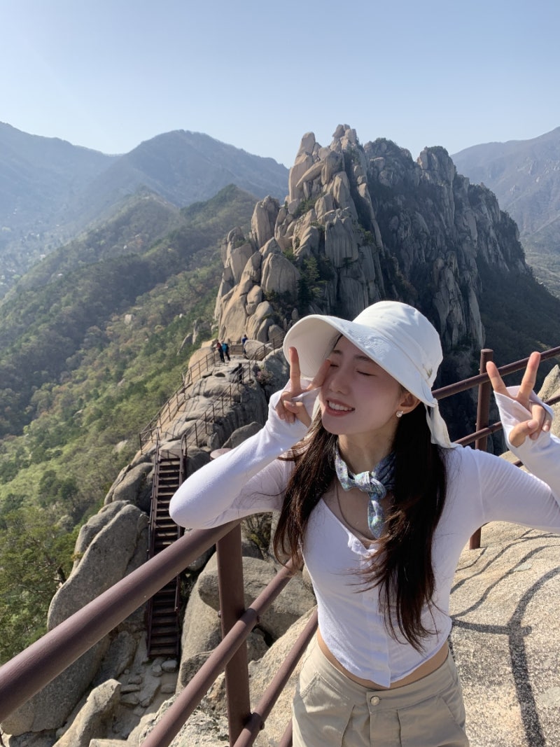 설악산 울산바위 흔들바위 권금성 케이블카 겹벚꽃