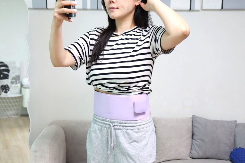 홍현희 EMS 발란스핏 슬림 벨트 뱃살 옆구리 복부케어