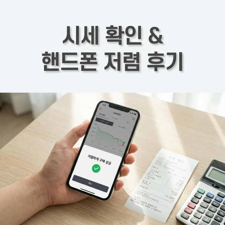 파주 휴대폰 성지 시세 확인하고 핸드폰 저렴하게 산 후기
