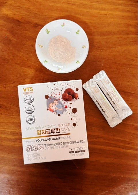  면역강화방법 찾다가 알게 된 영지버섯 베타글루칸, 간편하고 맛있네요 (비타스프링 영지글루칸면역)