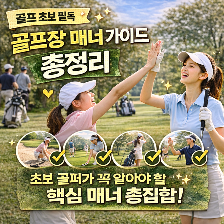  골프장 매너 가이드 총정리